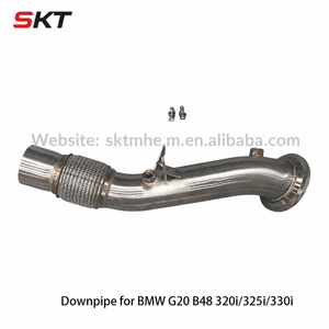 ท่อกลาง89มม. สำหรับ BMW G20 330I B48ท่อกลางสแตนเลส2.0ตัน - Product Image 2