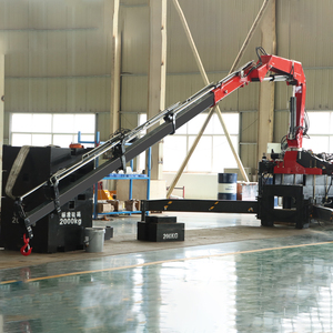 Grue à flèche articulée de 1 à 6 tonnes, corps de flèche hexagonal, stabilité accrue, grue hydraulique pliable montée sur camion, 3200 kg - Product Image 2