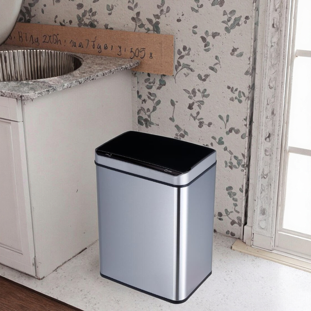 60L 16Gallon Smart Sensor Dustbin Waste Bin Trash Can Garbage Bin with Good Quality and Low Price