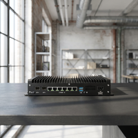 Boîtier PfSense Intel Core I3-1215U 2x 10G SFP 6x 2.5GbE DDR5 Alimentation intégrée 100-240V OPNsense Mini PC industriel