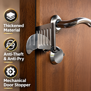 <b>Door</b> <b>Lock</b> Security for Travel Heavy Duty Portable <b>Door</b> <b>Lock</b> Stoppers Apartment Hotel <b>Door</b> Jammer <b>Lock</b> Stoppers Latch Device - Product Image 3
