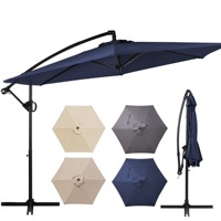 Parasol suspendu étanche en fer forgé pour jardin, terrasse, restaurant, protection solaire extérieure – Fournisseur direct usine