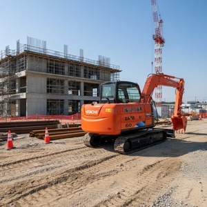 Excavatrice d'occasion Hitachi Zx60 d'origine japonaise, mini-excavatrice d'occasion Zx110 120-6 6 tonnes, excavatrices d'occasion Hitachi Zx70 Zx75 Zx120 Zx200 - Product Image 1