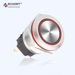 Interruttore a pulsante in metallo illuminato IP67 da 22mm 2NO2NC con LED R/<span class=keywords><strong>G</strong></span>/<span class=keywords><strong>B</strong></span>/<span class=keywords><strong>Y</strong></span>/W, tipo blocco/momentaneo - Product Image 3