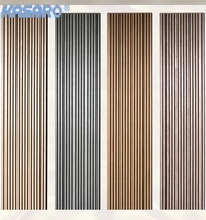 Panneau mural en bois de chêne 3D moderne, placage de bois, auto-adhésif, panneau mural acoustique en MDF pour décoration intérieure, absorption acoustique