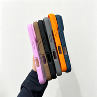 Coque de téléphone magnétique transparente mate antichoc pour iPhone 15 16 17 18 Pro Max – Vente en gros personnalisée