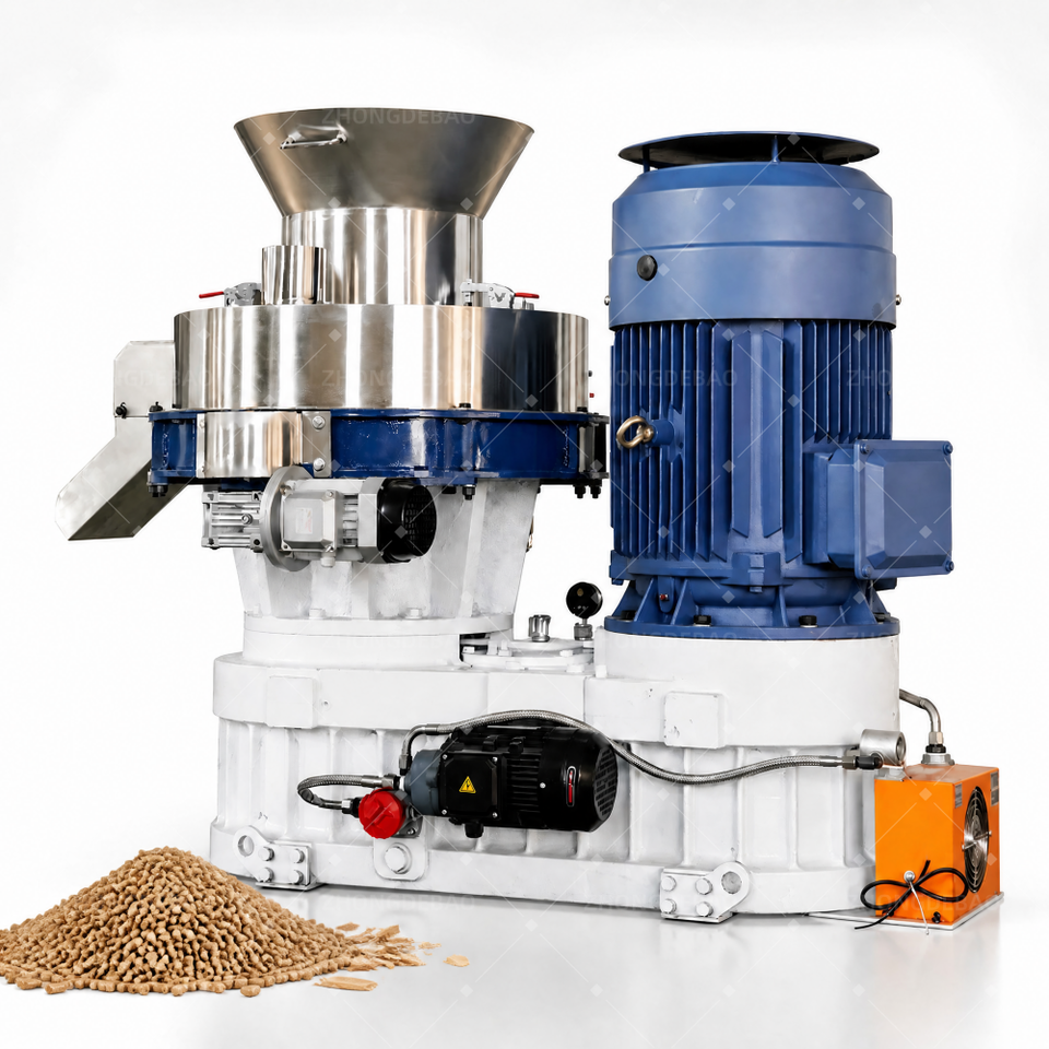 Timber Core Sampling Wood Chip Pellet Machine Vertical Ring Mold Pellet Machine Small Wood ...