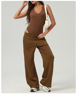 Pantaloni larghi larghi svasati tuta da Yoga tuta da ballo da <span class=keywords><strong>donna</strong></span> allenamento allenamento body da <span class=keywords><strong>donna</strong></span> Sexy body da palestra da <span class=keywords><strong>donna</strong></span> - Product Image 3