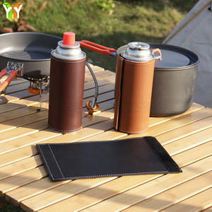 Long leather case for outdoor <b>camping</b> <b>gas</b> cylinders, cold-weather <b>gas</b> cylinder storage cover, protective leather case for <b>gas</b> - Product Image 3