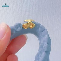 Grillz sur mesure en argent 925 avec moissanite taille Cœur et Flèches, entièrement pavé, services de personnalisation pour bijoux fins