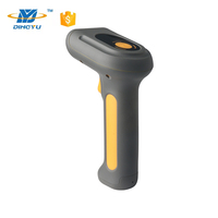 Escáner de Código de Barras Industrial Inalámbrico Portátil con Base, Lector QR Resistente CMOS, Batería de 5000mAh para Almacén, Biblioteca, Supermercado