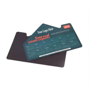 Custom Magnetic Paper Business Advertisement Card Die Cut <b>Fridge</b> Magnet - Product Image 4