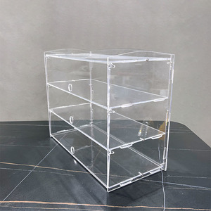 Vitrina acrílica para panadería, 3 capas, pastelería, galletas, magdalenas, Mostrador de venta al por menor, estante de plástico - Product Image 5