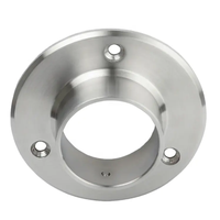 Flange réglable en acier inoxydable pour main courante, support mural pour tube de rampe d'escalier, connecteur de balustrade pour terrasse d'escalier