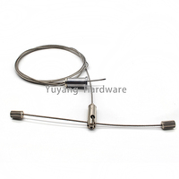 YUYANG YY-K008 Kit de pinces à câble bidirectionnelles en cuivre et aluminium à forte résistance pour accrocher des tableaux lourds