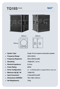 Passives Line-Array-System mit Einzelnem 12-Zoll-Lautsprecher Professionelle Line-Array-Lautsprecher für Bühnen- und Kirchenprojekte - Product Image 3