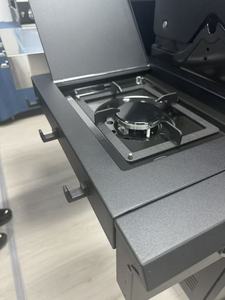 Commercial Stainless Steel GAS GRILL 4+2/4+1 Removable <b>BBQ</b> Gas Grills With <b>Table</b> - Product Image 5