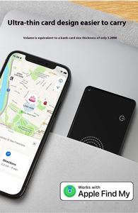 جهاز تتبع ذكي بنظام تحديد المواقع العالمي (GPS) للمحفظة والهاتف والحقائب والبطاقات والمركبات والحيوانات الأليفة والقطط، متوافق مع نظام iOS مع شاشة عرض - Product Image 3