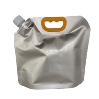 50ml 100ml 150ml argent feuille d'aluminium presser buse d'aspiration liquide boisson gelée eau debout bec pochette sacs emballage