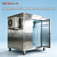 Chambre froide mobile Plug & Play, système de congélation pour restaurant extérieur et restauration