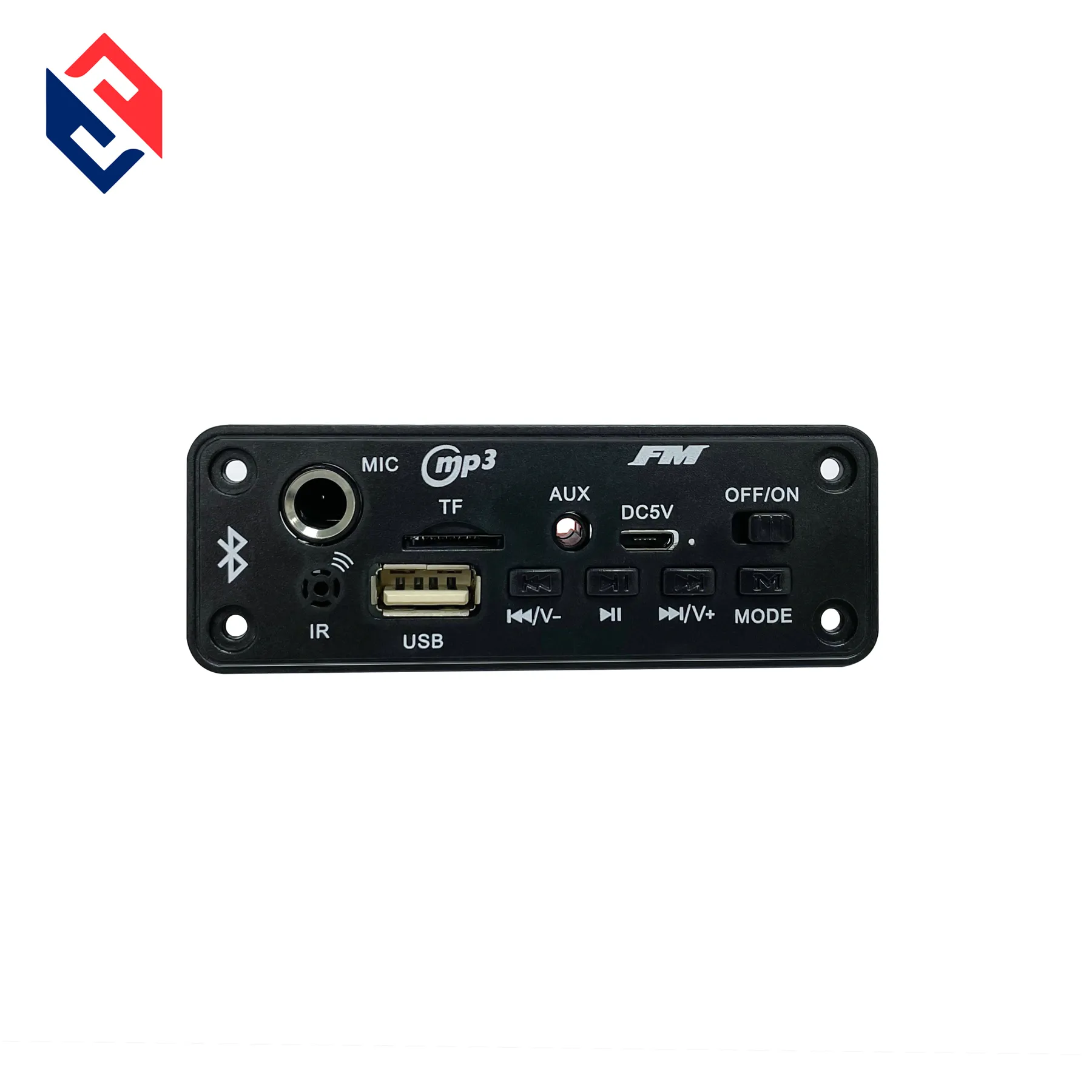 Hight performance MP3 decoder music module for car BlueTooth USB TF AUX FM audio module with amplifier