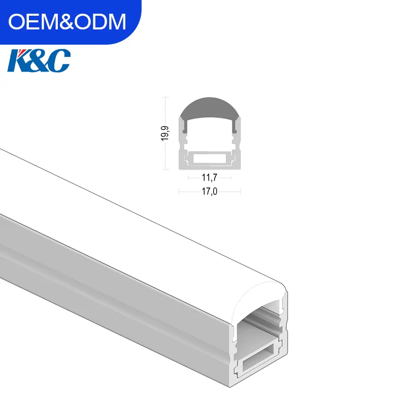 17,0*19,9 мм светодиодный алюминиевый профиль канала алюминиевый профиль светодиодный