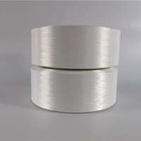 Hilo de Poliéster Singda ITY 135D/108F Blanco Crudo, Hilo Texturizado Entremezclado de Uno y Dos Pasos, Telas ITY de Vietnam