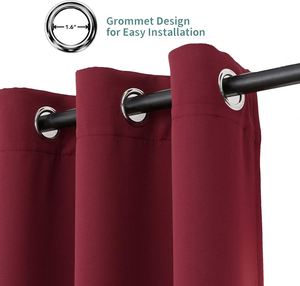 Window Curtains <b>100</b>% <b>Polyester</b> Blackout Wave Insulated Curtains Wholesale Ready Made Valance Office Woven Modern Washable Solid - Product Image 3
