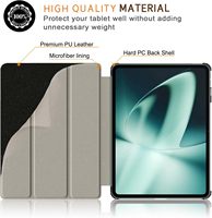 Coque pour OnePlus Pad Go 11.35 "2023 coque rigide étui de protection en cuir PU étui pour Oppo Pad Air 2 11.35"