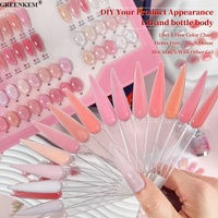 Gel de Construction 30 Couleurs avec Gel de Durcissement pour Extension Rapide des Ongles et Modélisation – Gel Constructeur Longue Durée pour Usage Professionnel en Salon