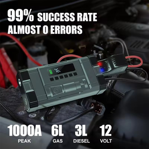 Démarreur de batterie de voiture portable IBD 12v avec pompe à air, <span class=keywords><strong>gonfleur</strong></span> de pneus, <span class=keywords><strong>station</strong></span> de banque d'alimentation, kit d'outils d'urgence multifonction - Product Image 3