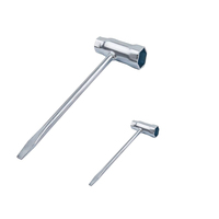 Clé à bougie en L réglable à simple extrémité, à couple élevé, à longue portée, en acier allié, avec poignée antidérapante, 16/18 mm, OEM