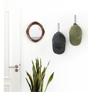 Modern Baseball <b>Hat</b> Storage Rack Wood L-Shaped Wall Mounted <b>Hat</b> Rack Cross-Border Popular Item - Product Image 2