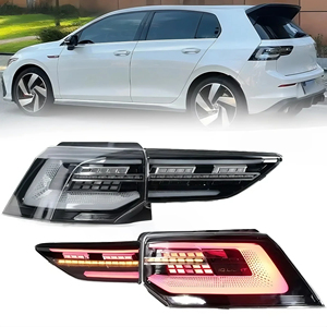 Gruppo Fari Posteriori a Led per Volkswagen VW Golf 8 MK8 GTI 2021-2024 Fanale Posteriore Luce di <span class=keywords><strong>Stop</strong></span> Indicatore di Direzione Dinamico Sequenziale - Product Image 1