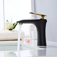 Robinet de lavabo cascade moderne en laiton chromé à poignée unique, réglable, à poser sur le comptoir, mitigeur monocommande pour la vente en gros