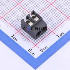 930-DS/02 Screw Terminal Block Through hole Component (THT),P=3.5mm Connector 1x2P 3.5mm Gray Through Hole - Product Image 2