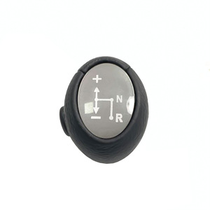 Mercedes-Benz Smart Gear <b>Shift</b> <b>Knob</b> 4502700156 Silver Black Gray ABS Ergonomic Car Part - Product Image 1