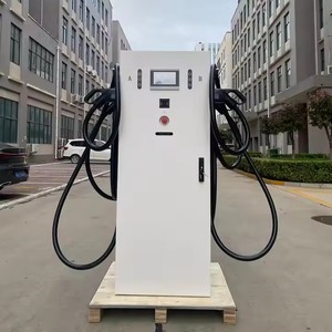 Chargeur rapide double port 60 kW à montage au sol pour véhicules, certifié CE, niveau 3, FSR-60, chargeur rapide à montage au sol - Product Image 6