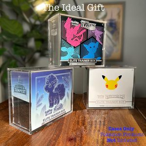 Elite huấn luyện viên hộp Acrylic hiển thị trường hợp etb Acrylic Hộp etb trường hợp bảo vệ tương thích với Elite huấn luyện viên hộp hỗ trợ tùy chỉnh - Product Image 6