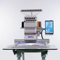 Machine à broder industrielle à tête unique JCS-T1201 pour usage domestique, expédiée d'usine, machine à coudre informatisée