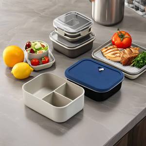 Contenedor de Silicona de Grado Alimenticio Ecológico de 1300 ml, Libre de BPA, con Tres Compartimentos y Ventilación para Conservación - Product Image 3