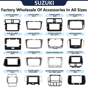 Todos los modelos para <span class=keywords><strong>SUZUKI</strong></span>: Marco de 9/10 pulgadas para reproductor de DVD de coche, marco de estéreo de coche 2 Din, marco para Android Auto, marco de audio para coche, marco de radio para coche - Product Image 1