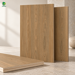 Contreplaqué stratifié Jinbase W-AM-401 en chêne cathédrale, qualité E0, 1220x2440mm, panneaux <span class=keywords><strong>de</strong></span> construction en bois <span class=keywords><strong>de</strong></span> noyer, épaisseur 18mm - Product Image 1