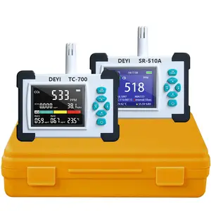 Air Kwaliteit Monitor CO2 Kooldioxide Meter PM2.5 PM10 Tvoc Voc Stofdeeltjes Detector Gas Analyzer Multifunctionele Tester