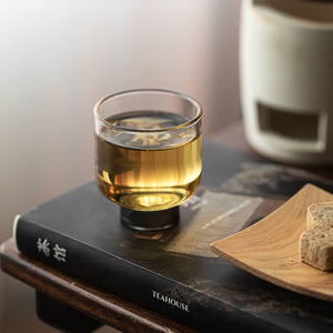 Guanlan Glass <b>Teacup</b> High Borosilicate Heat Resistant Long Footed Transparent Single Cup Tasting Cup Kung Fu Tea Set - Product Image 3