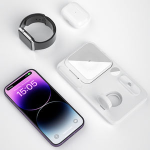 2024 ขายร้อน 3 In 1 เครื่องชาร์จไร้สายแบบพับได้สําหรับ Iphone Samsung Iwatch Airpods สินค้ายอดนิยมชาร์จเร็ว - Product Image 5