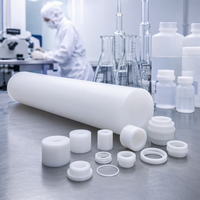 Irgin Grade PCTFE Bar CNC Machinable High Chemical Resistant Cryogenic Sealing Custom OEM Fluoropolymer Rod