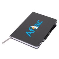Agenda de bureau personnalisé avec logo d'entreprise, couverture rigide en cuir PU A5, format A4, style imprimé pour cadeau