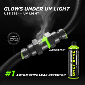 AutoLine Pro – Liquide fluorescent UV pour détection de fuites de fumée automobile, test EVAP et suivi de fuites à haute densité - Product Image 2