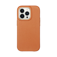 Étui de téléphone de luxe en cuir, ensemble d'accessoires, étui de téléphone en cuir pour iPhone 14 15 16 Pro Max